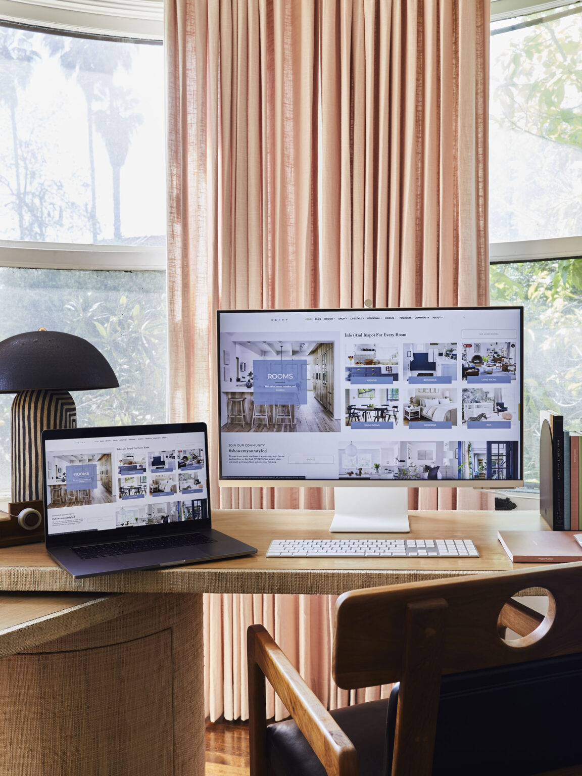 MOTO Reveal! How Jess Made Her WFH Office/Living Room Totally ...