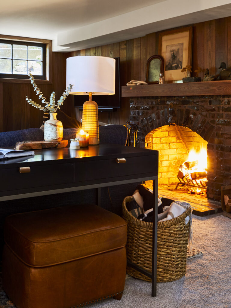 My Best Friends 1970s Basement Gets A Comfortable, Cozy Makeover - Wood ...