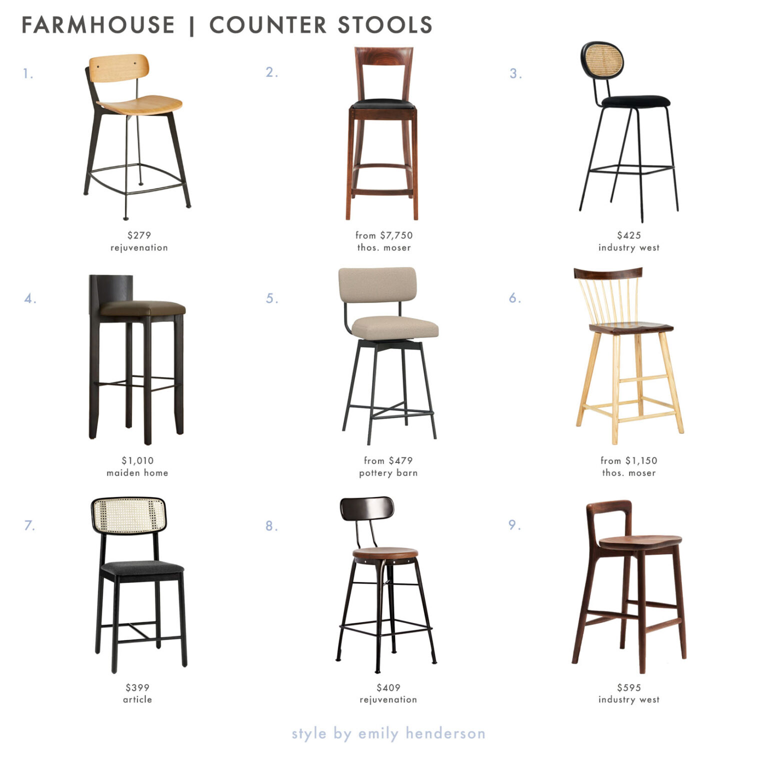 Choosing Our Kitchen Counter Stools Our Splurgey (And Sustainable) Choice Emily Henderson
