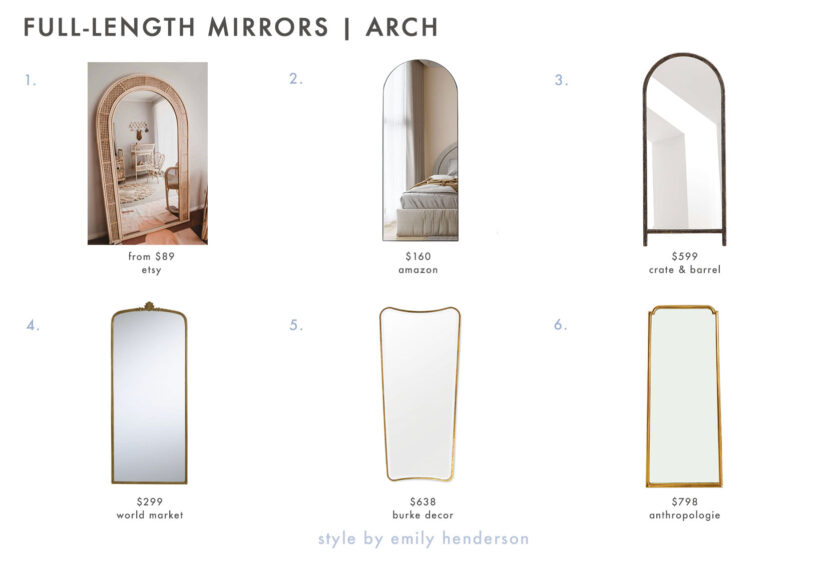 Want To See Your ENTIRE Outfit?? The Best Full-Length Floor Mirrors And How To Style Them ...