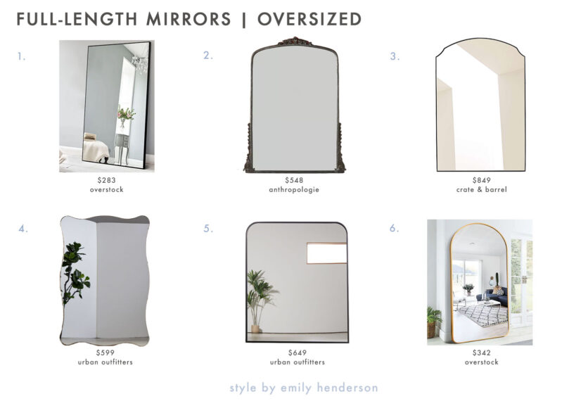 Want To See Your ENTIRE Outfit?? The Best Full-Length Floor Mirrors And ...