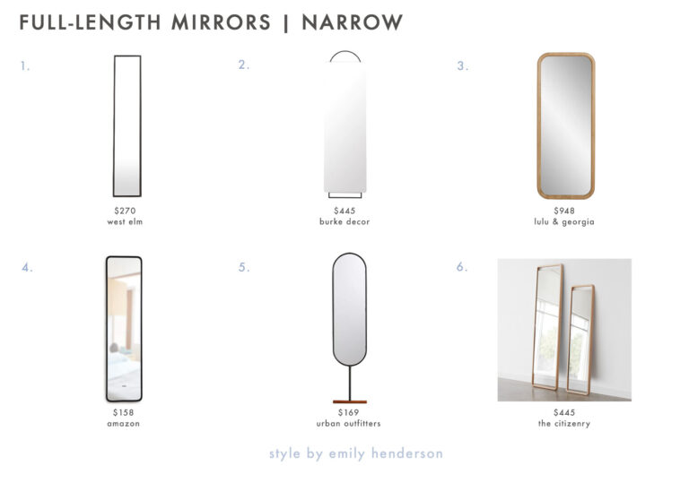 Want To See Your ENTIRE Outfit?? The Best FullLength Floor Mirrors And