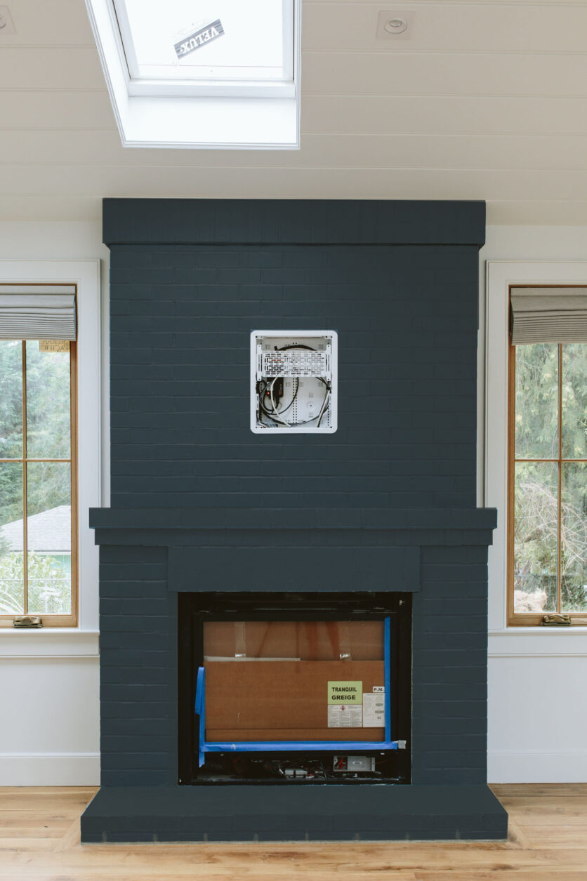 Farmhouse Update On Painting Our Fireplace (Again) Emily Henderson