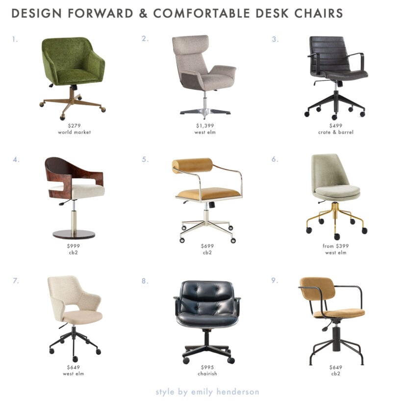 The Best, Highly Reviewed (And Prettiest) Desk Chairs For 2023 Emily