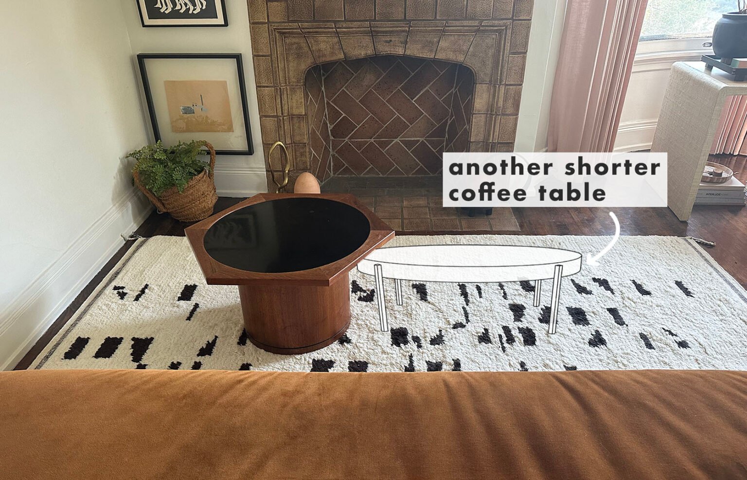 Design Agony The "Too Small" Coffee Table Has An EASY Solution (We'll