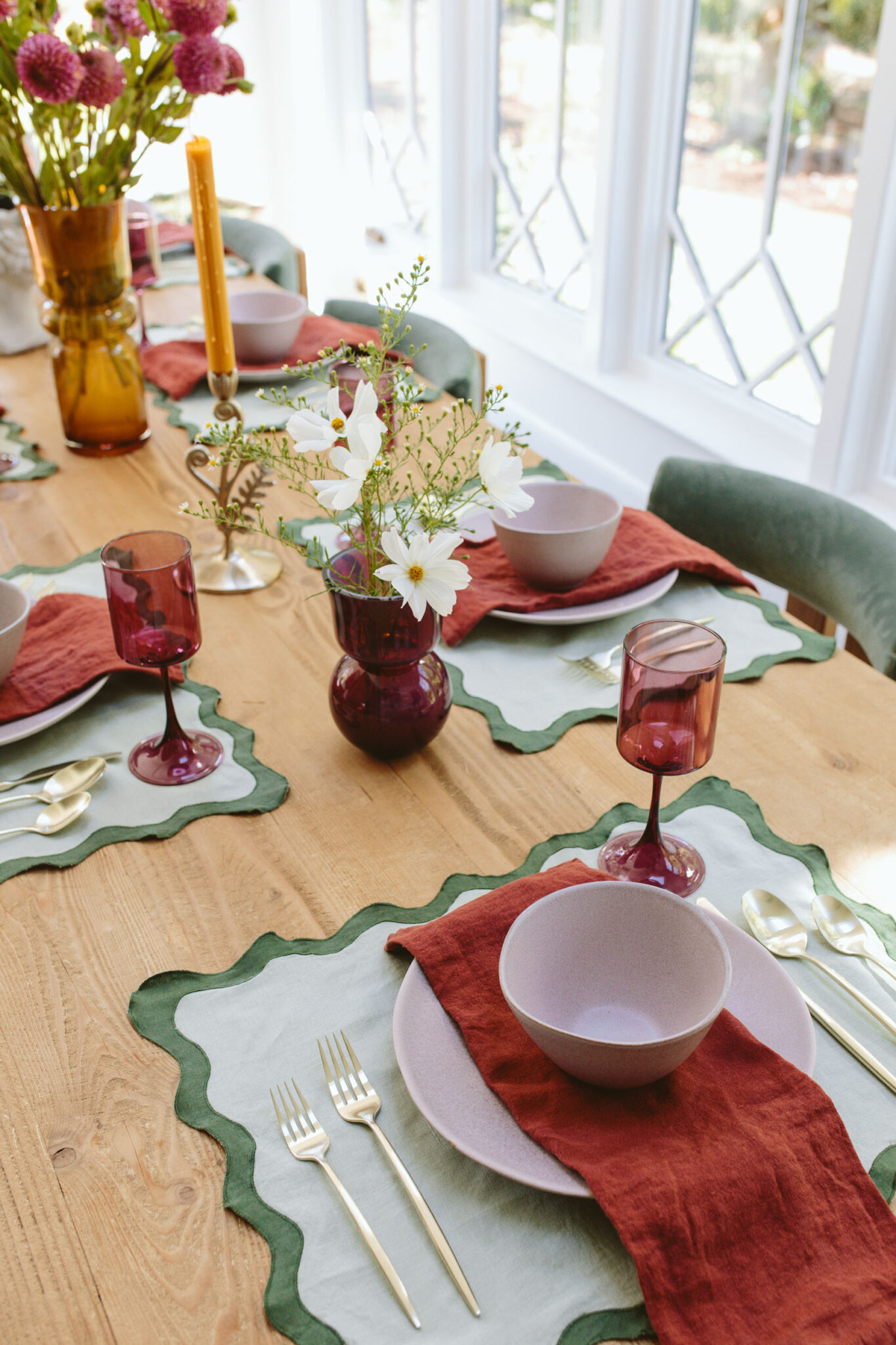 A Whimsical Fall (Holiday + YearRound TBH) Tablescape In Our Sunroom