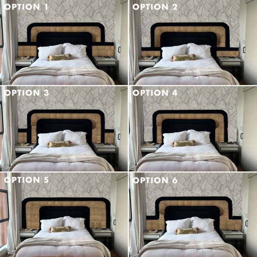 Mal's RenterFriendly DIY Headboard Wall Completely Transformed Her 500 Square Foot Studio