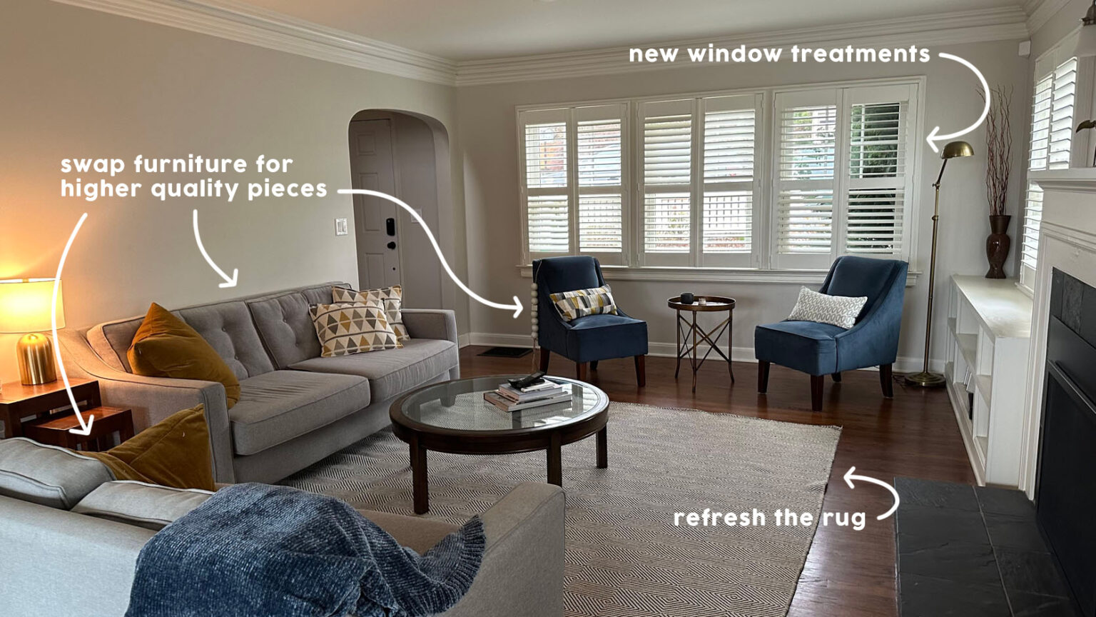 "Rejuvenating" My Friend's Living And Dining Rooms - My Next No-Reno ...