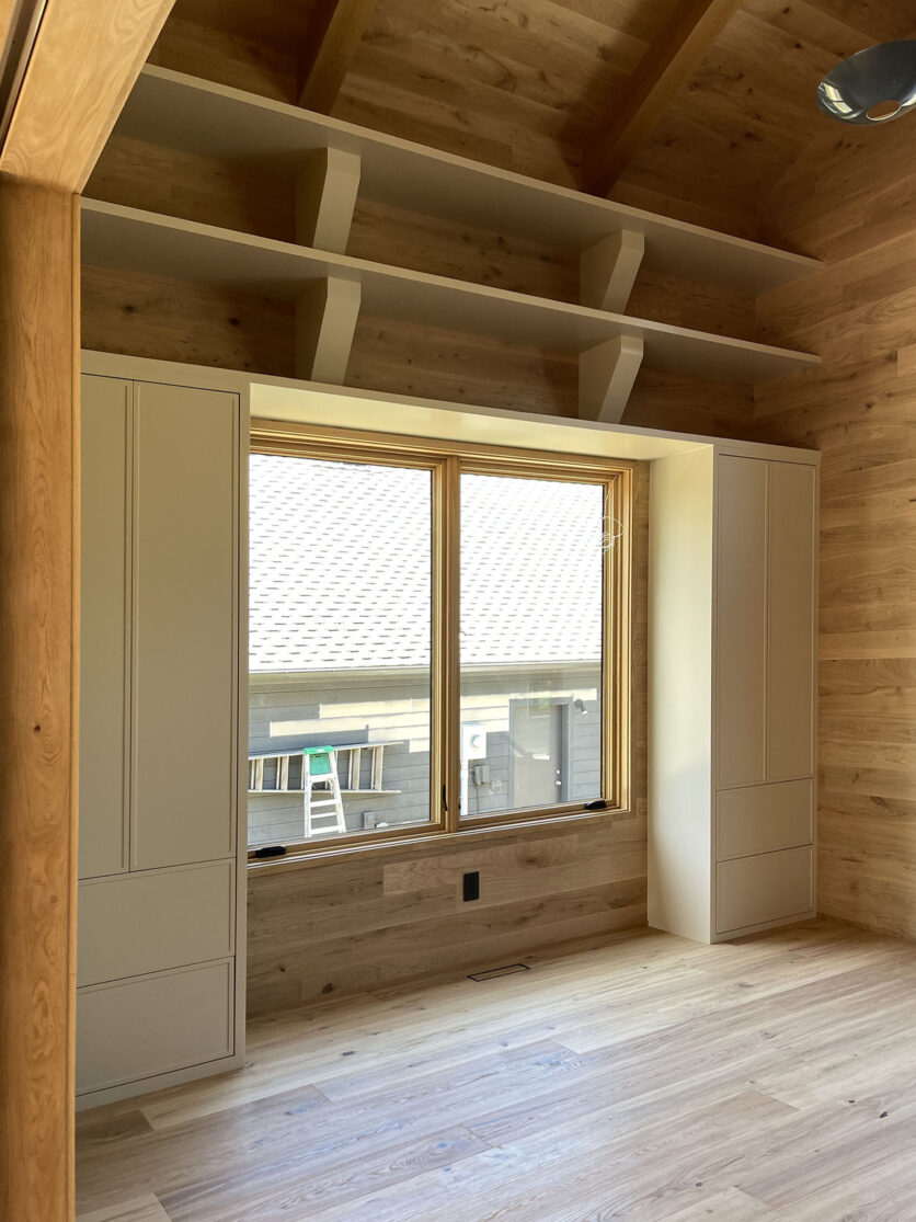 A Design Pivot - We Paneled And Repainted A River House Room Two Weeks ...