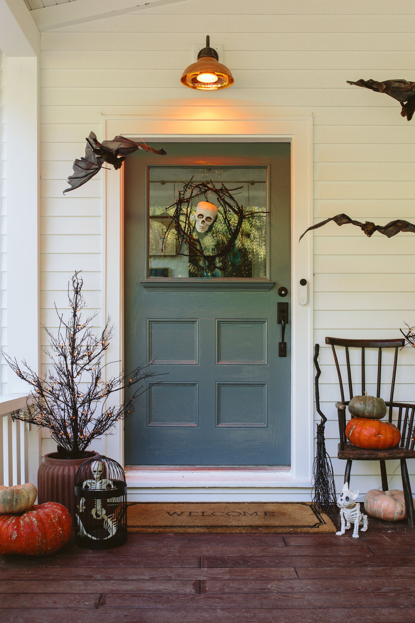 halloween front porch