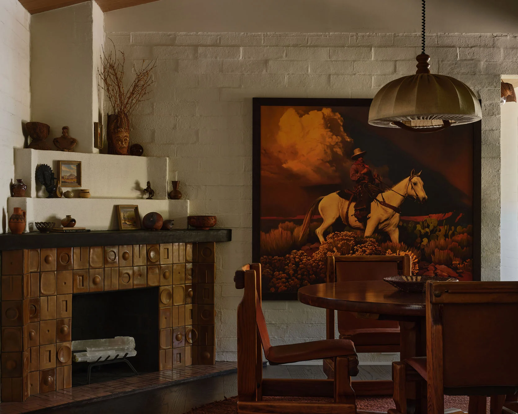 A Deeply Personal Home From One Of Our Favorite Designers, Kirsten Blazek (+ The Coolest Fireplace)