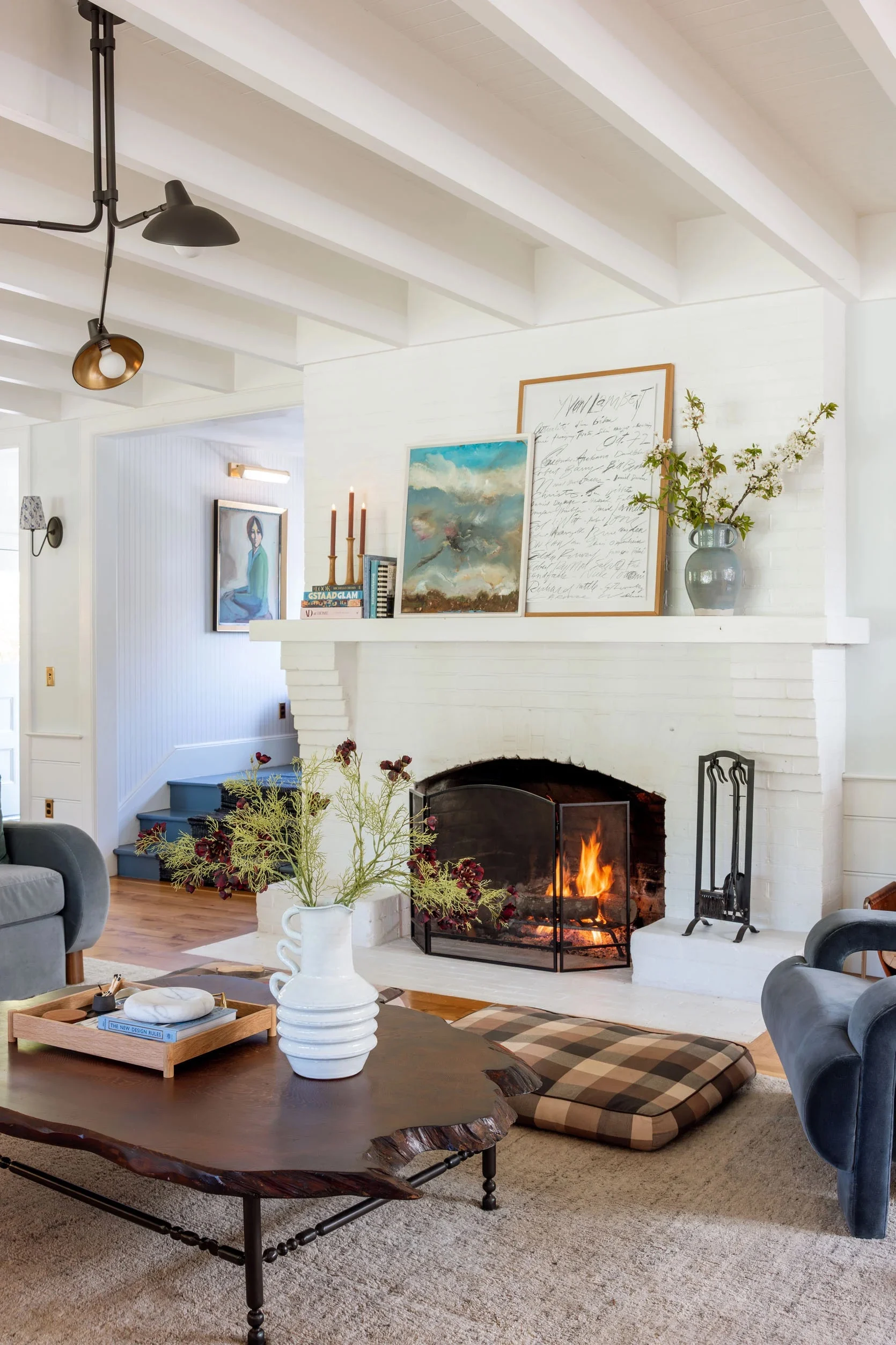 fireplace hearth decorating
