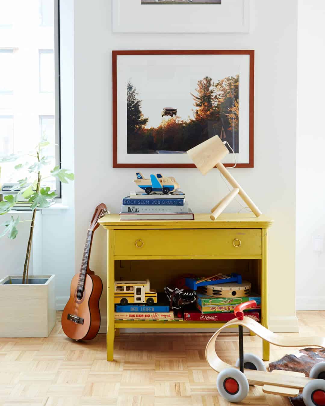 Cup of Jo_Emily Henderson_Yellow Console Emily Henderson