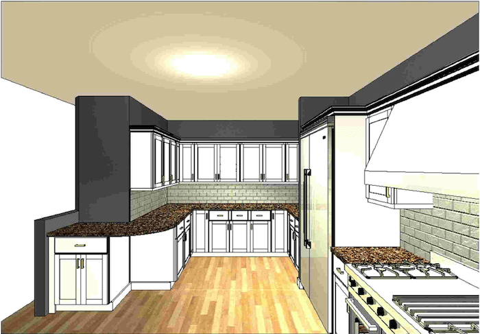 kitchen before